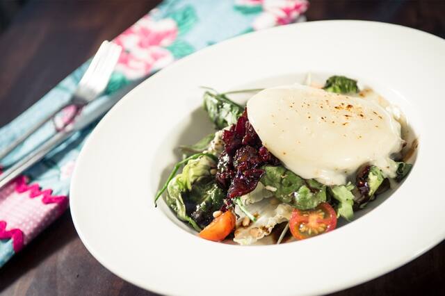 A lunch plate at Cameron's Café